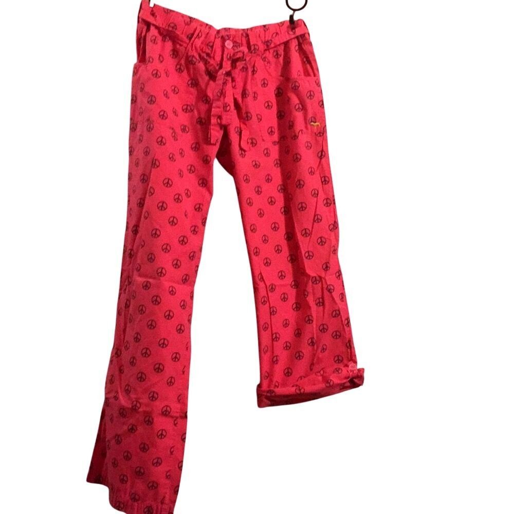 Victoria's Secret PINK Peace Sign Pajama Pants XS Lounge - Picture 4 of 4